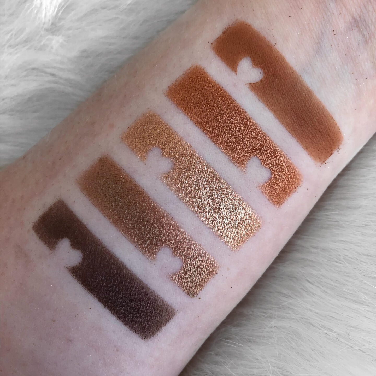 Violet Voss Creme Brulee Row 2 Swatches