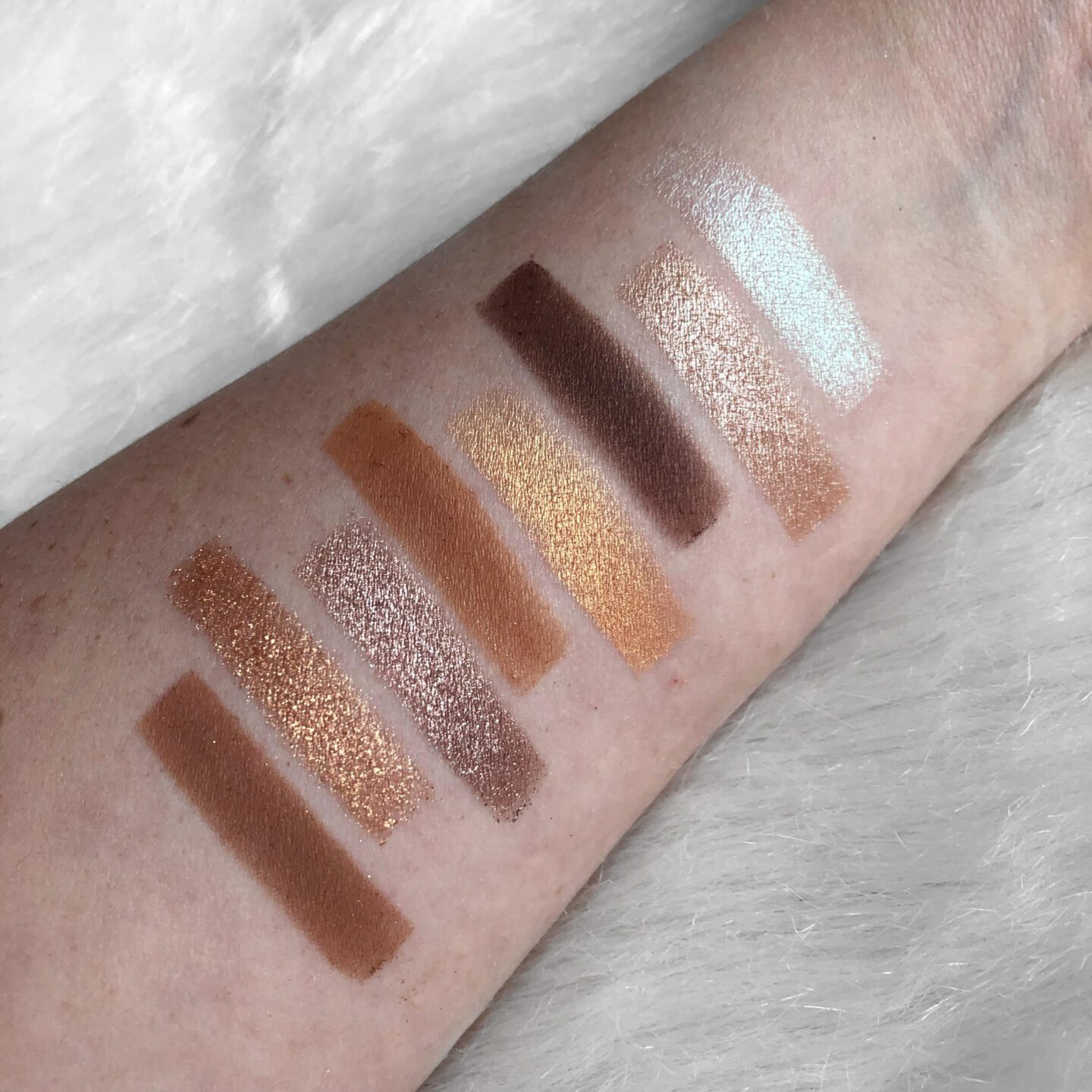 ColourPop custom palette swatches rows 1 and 2