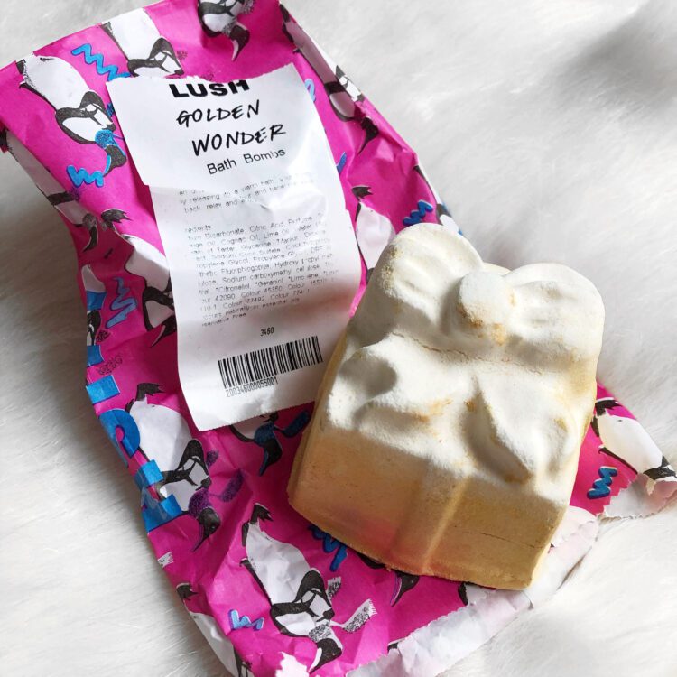 golden wonder bath bomb