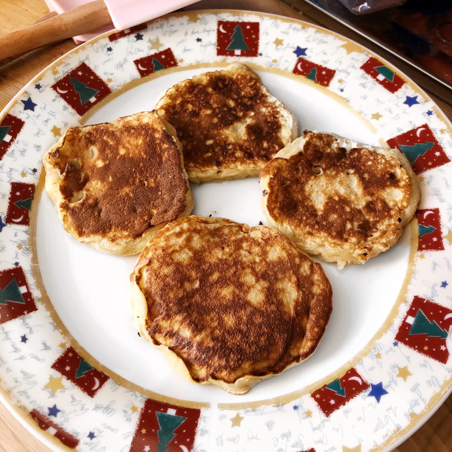 freshly made pancakes