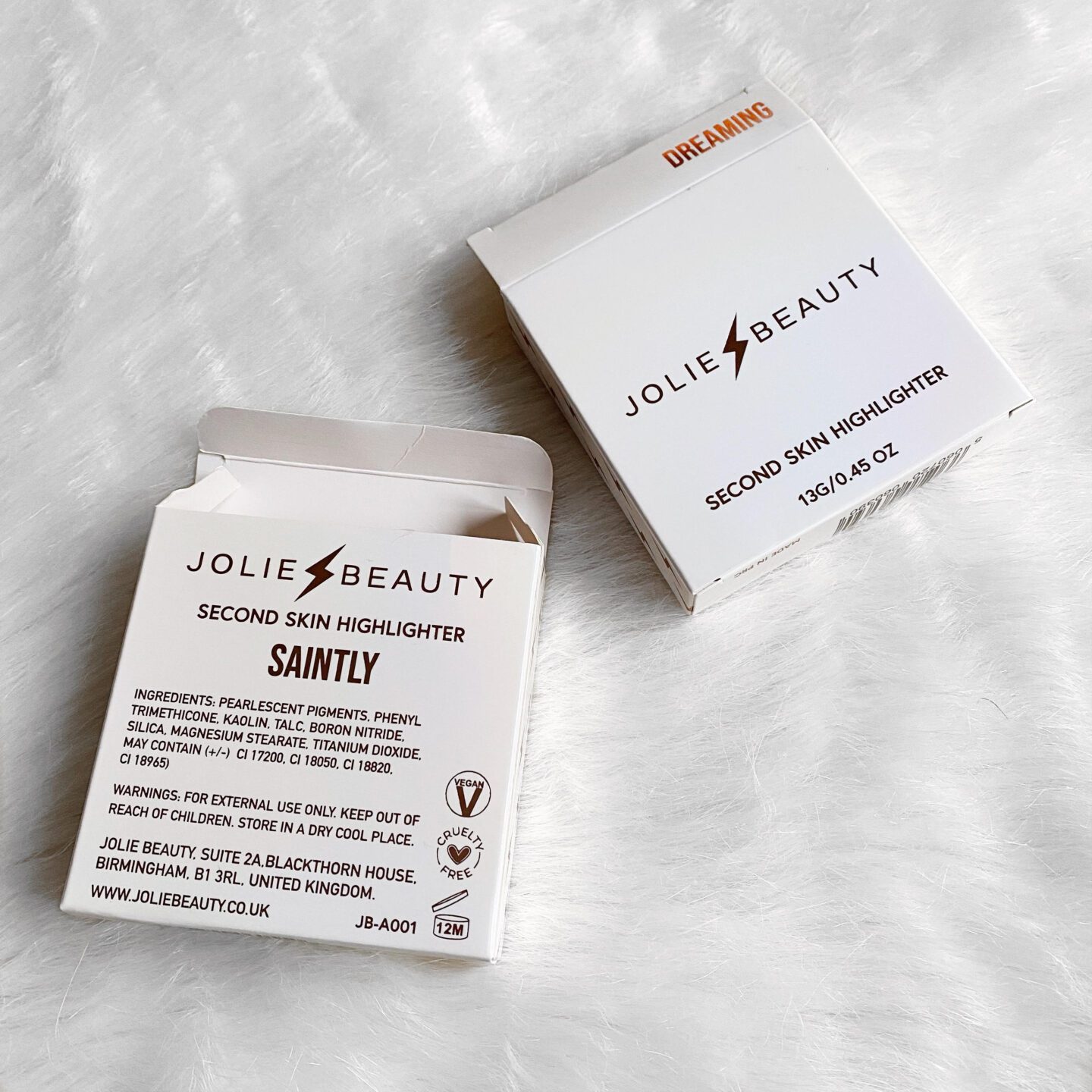 Jolie beauty highlighter packaging