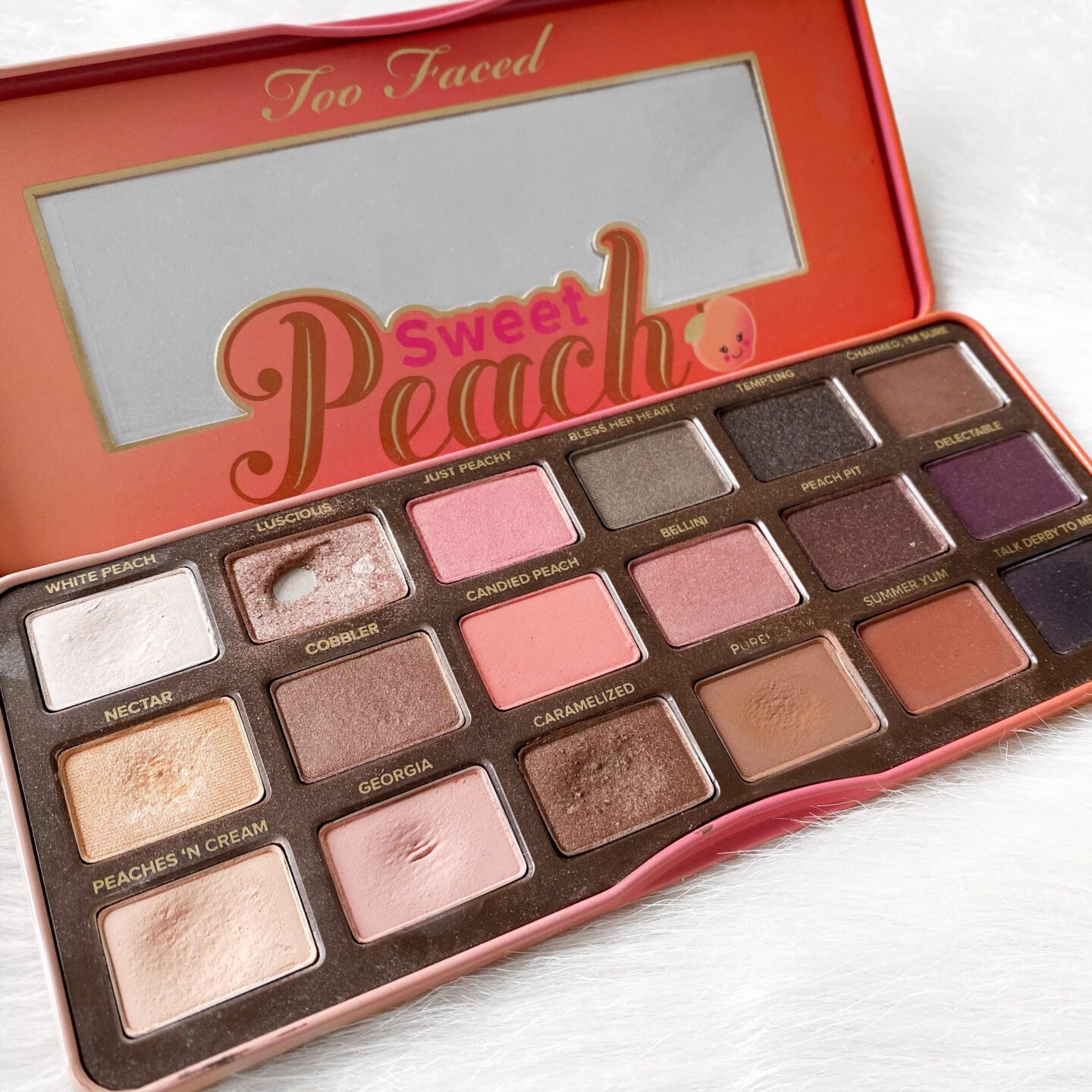 too faced sweet peach palette