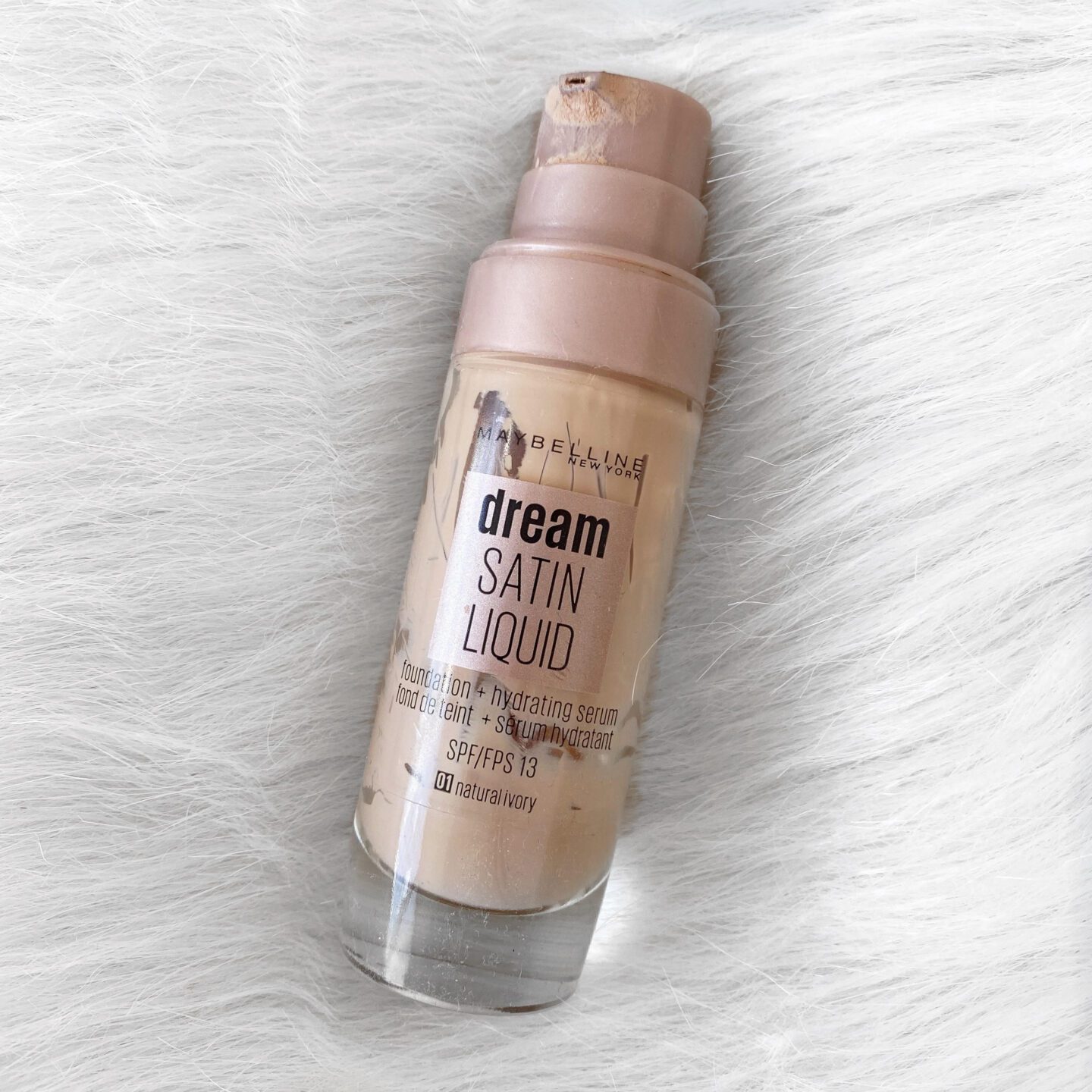 Maybelline dream satin liquid foundation bottle