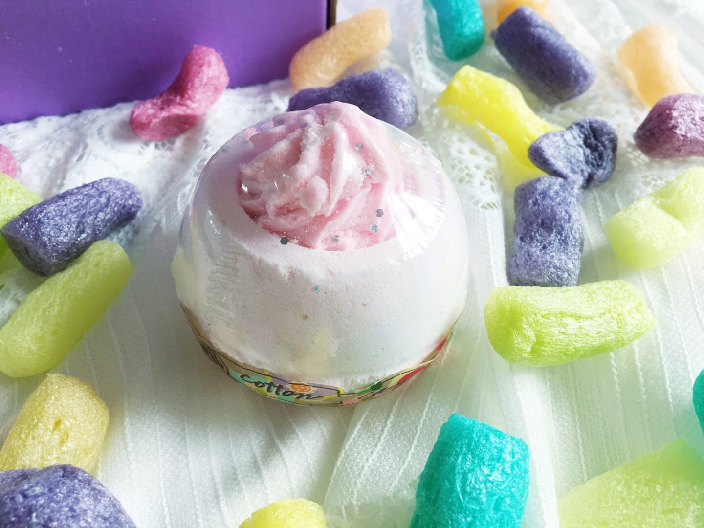 bomb cosmetics cotton candy bath bomb